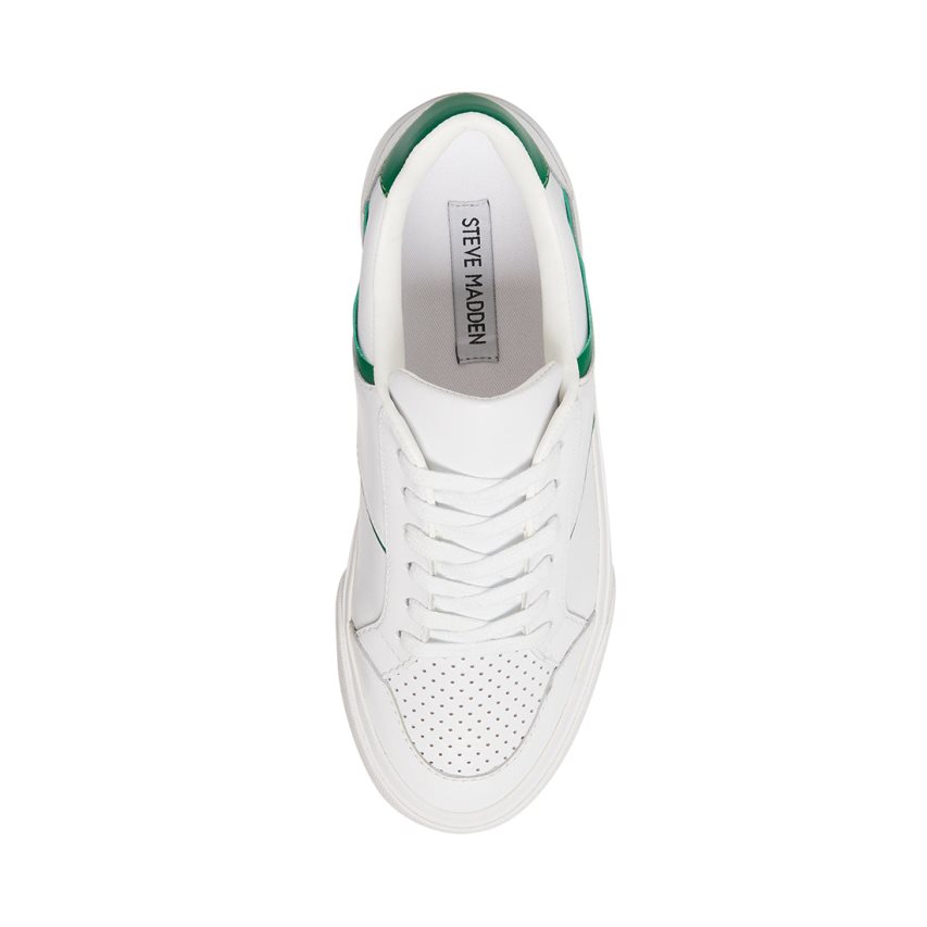 White Steve Madden Bryant Women's Sneakers | PH 5390FLW